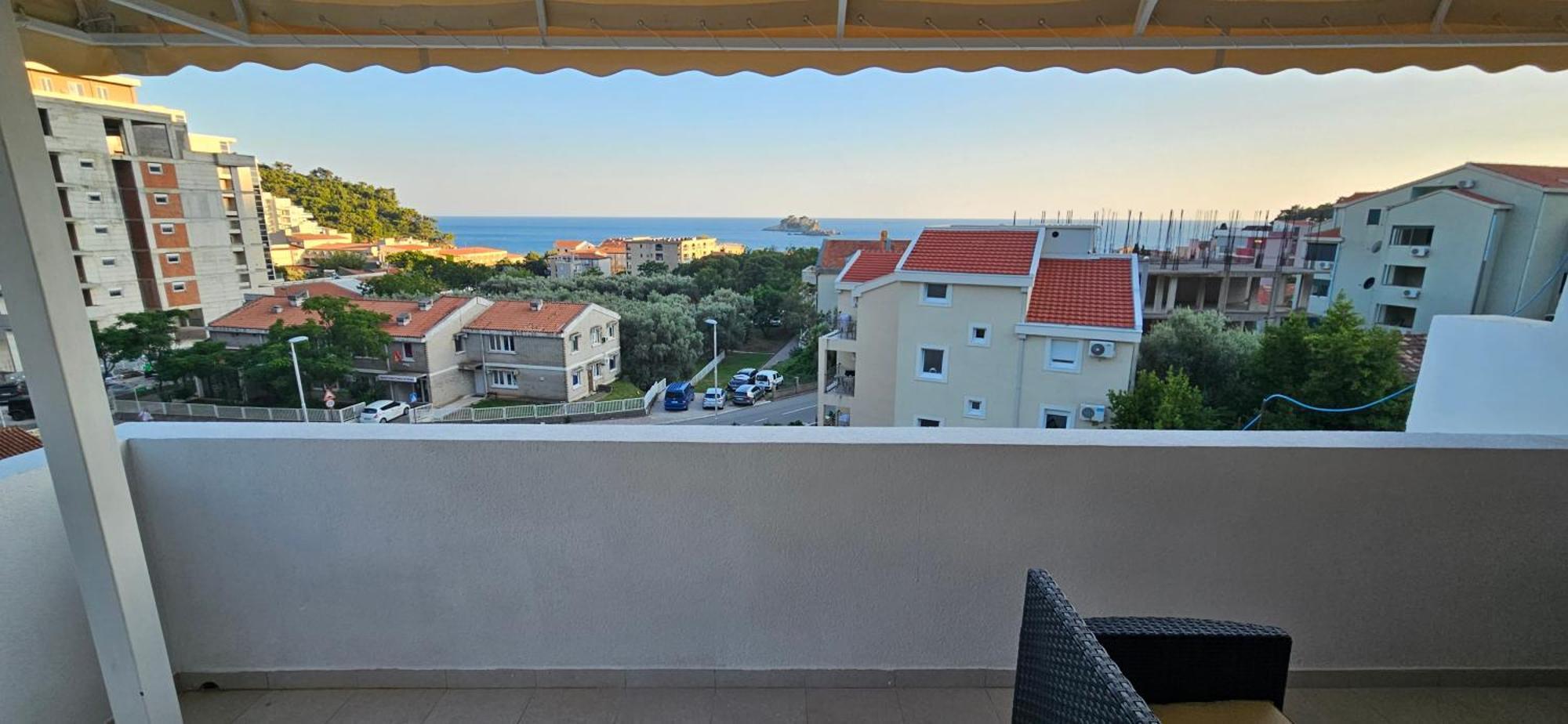 Sea View Apartment Aria Petrovac Bagian luar foto